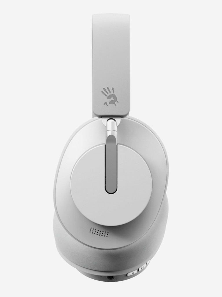 Наушники A4TECH Bloody MH390, 3.5 мм/Bluetooth, накладные, белый