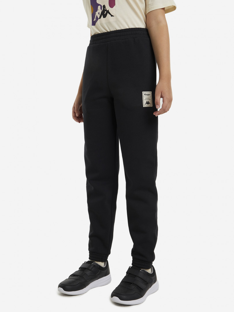 фото Брюки для девочек kappa, черный