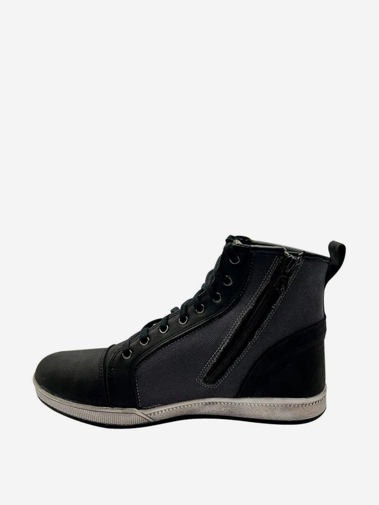 Мотоботы мужские MCP Poco Wax ZIP, черно-серый