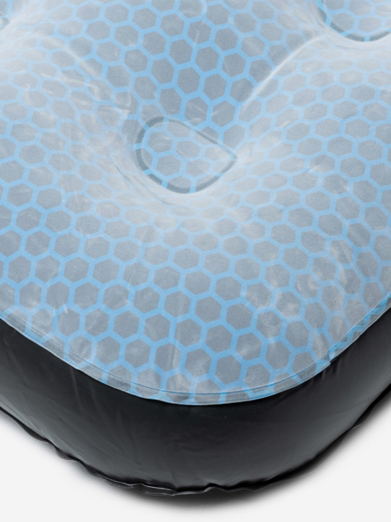Matelas Gonflable Double High Peak Comfort Plus – 197x140x20 Cm, Velours Floqué, Pompe à Pédale Intégrée, Pour Camping Ou Invités