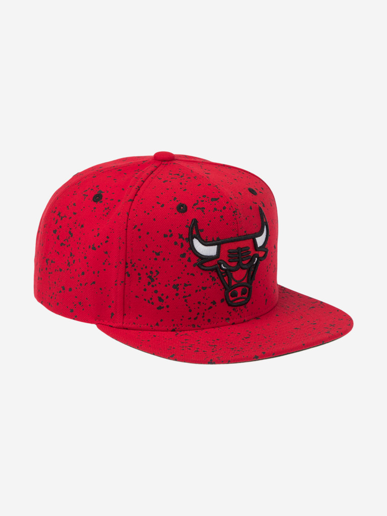 Бейсболка с прямым козырьком MITCHELL NESS HS11479-CBURED1 Chicago Bulls NBA (красный)