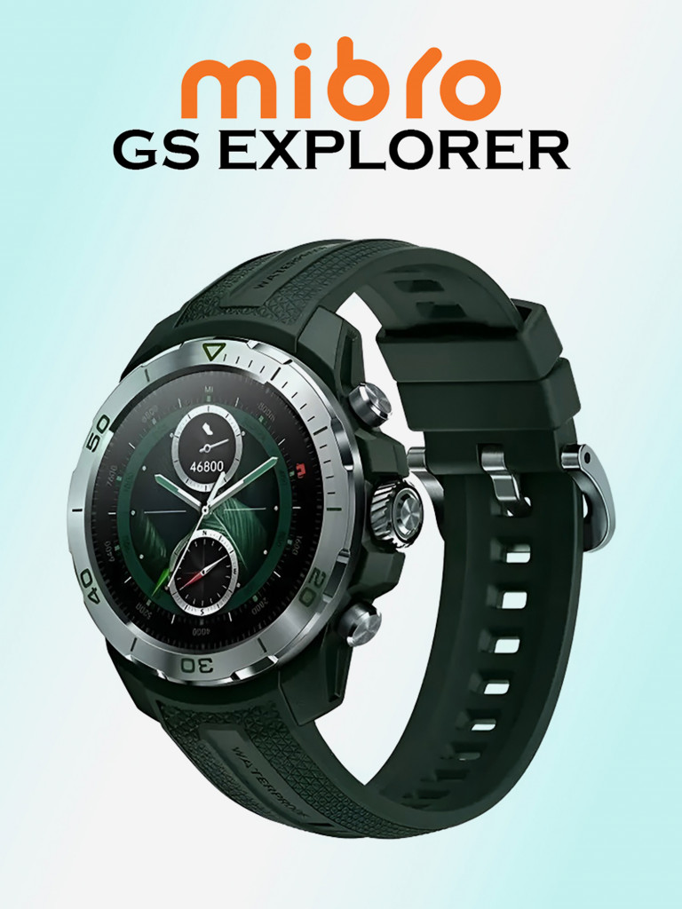 Умные часы Mibro GS Explorer, XPAW017OB, зеленые