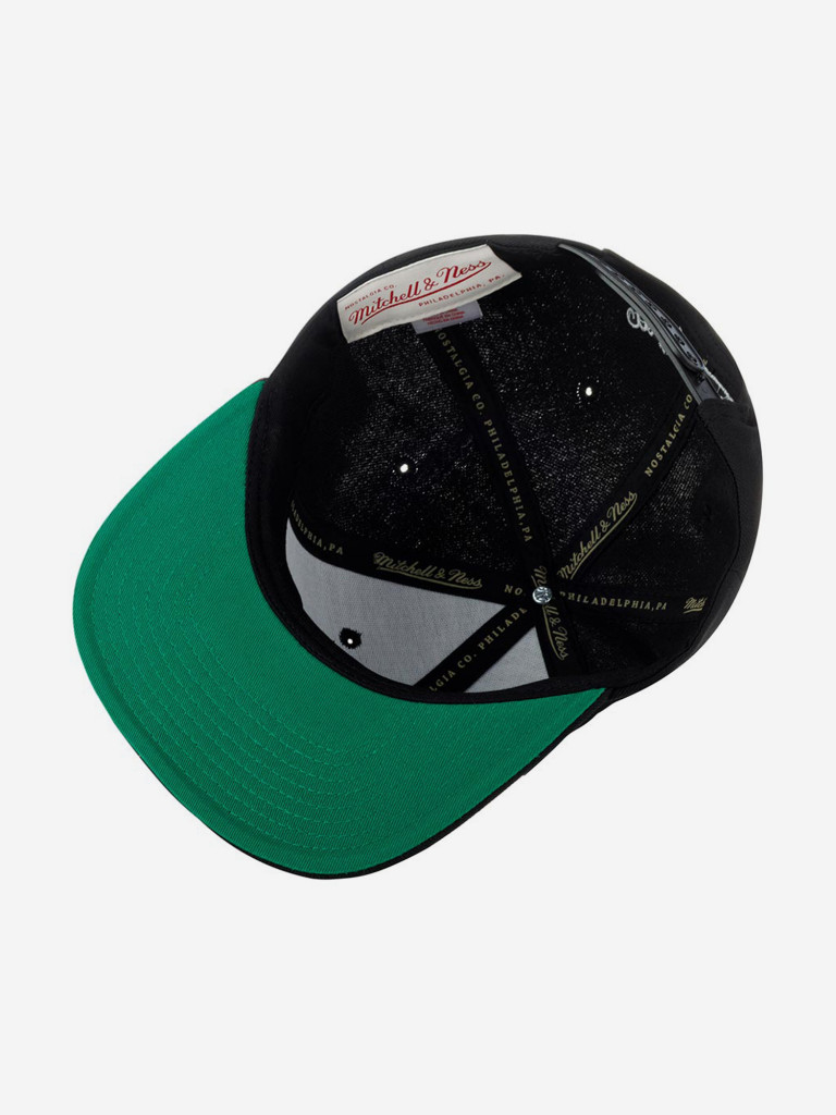 Бейсболка с прямым козырьком MITCHELL NESS HHSS3390-MNNYYPPPBLCK (черный)