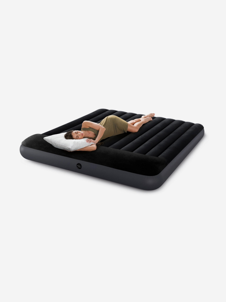 Кровать надувная Intex 64144 DURA-BEAM PILLOW REST CLASSIC, King, 183x203x25 см