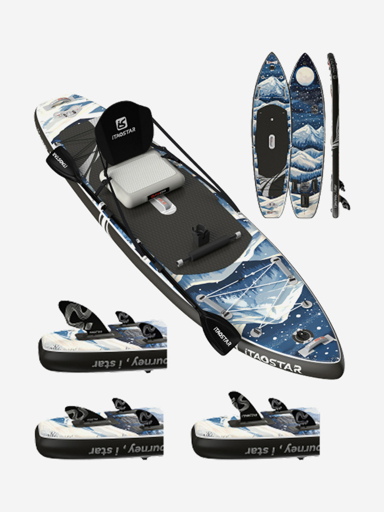 Надувной сапборд/каяк iTAOSTAR Novelty 11.6x35x6 N01I, 350x89x15 см