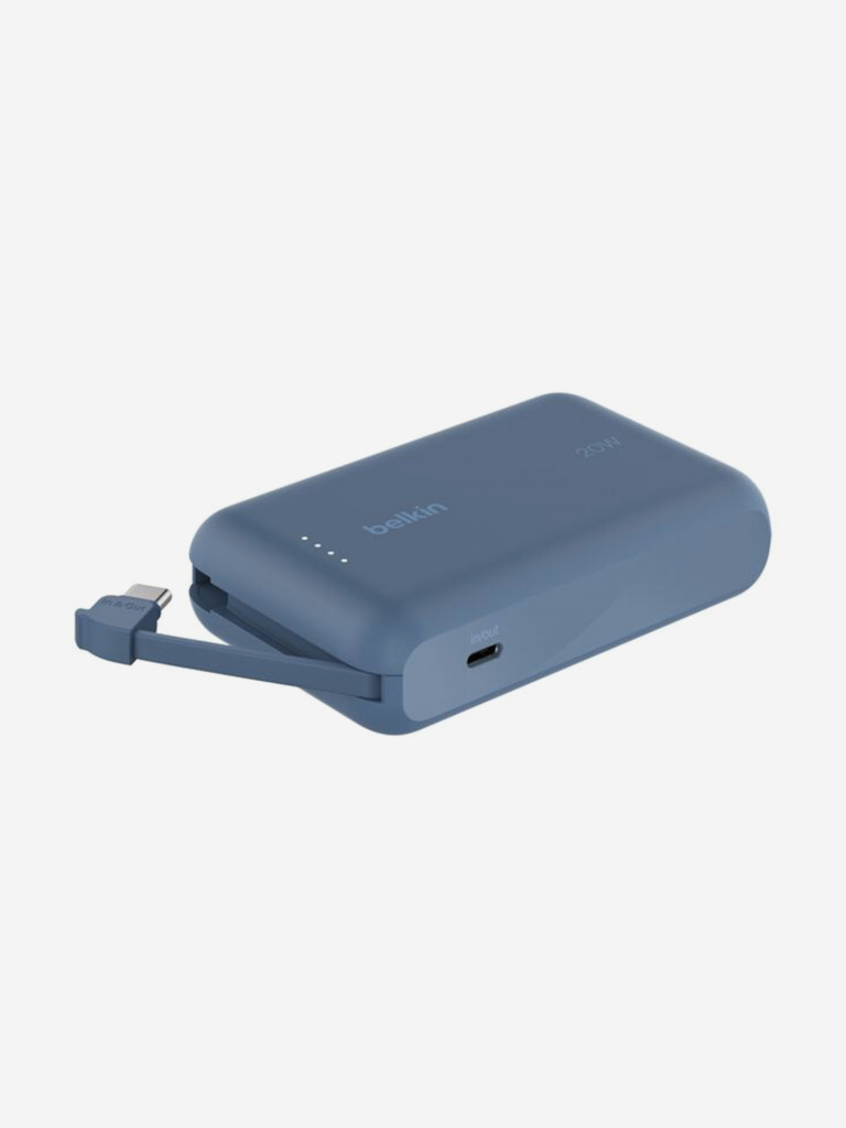 Внешний аккумулятор Belkin BoostСharge Power Bank 20000mAh 30W со встроенным кабелем USB-C