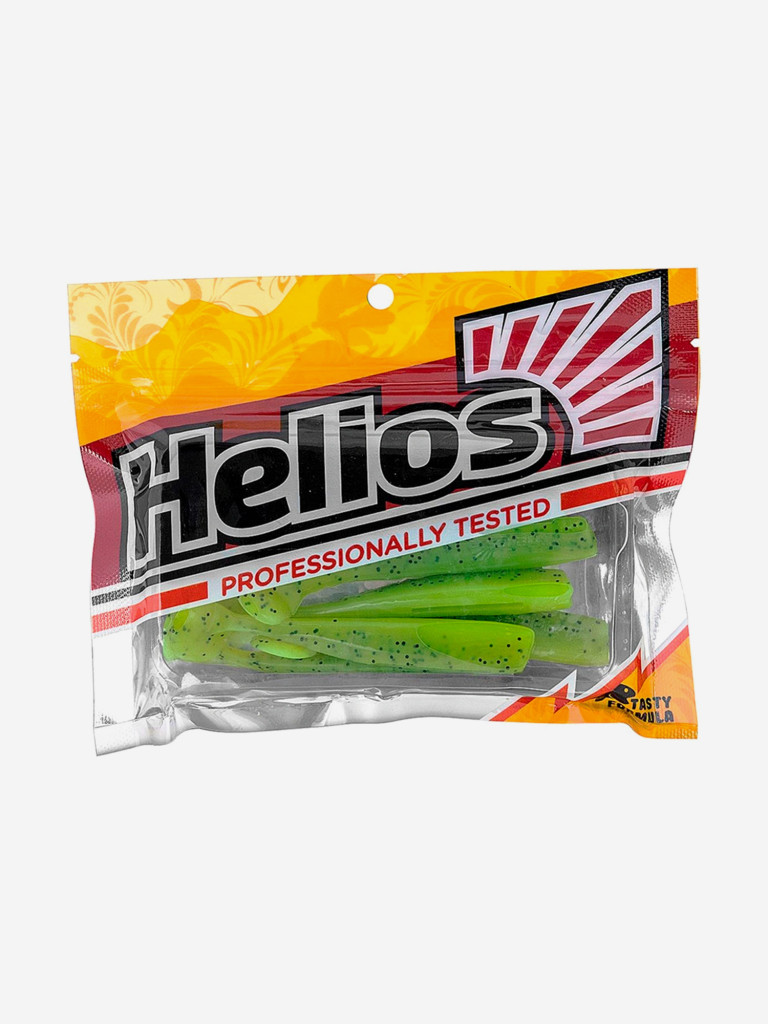 Мягкая приманка Helios Chebak, 3,15" / 8 см, Pepper Lime, 7 штук (HS-3-009)