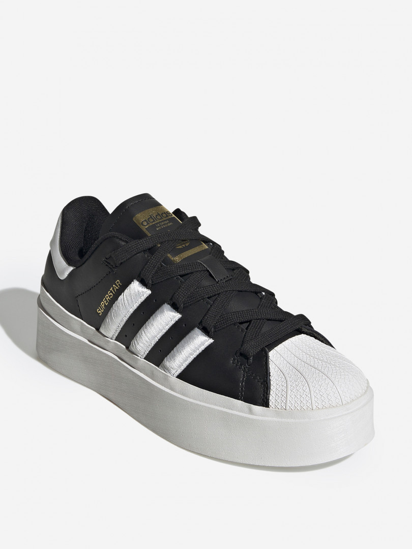 фото Кеды женские adidas superstar bonega, черный