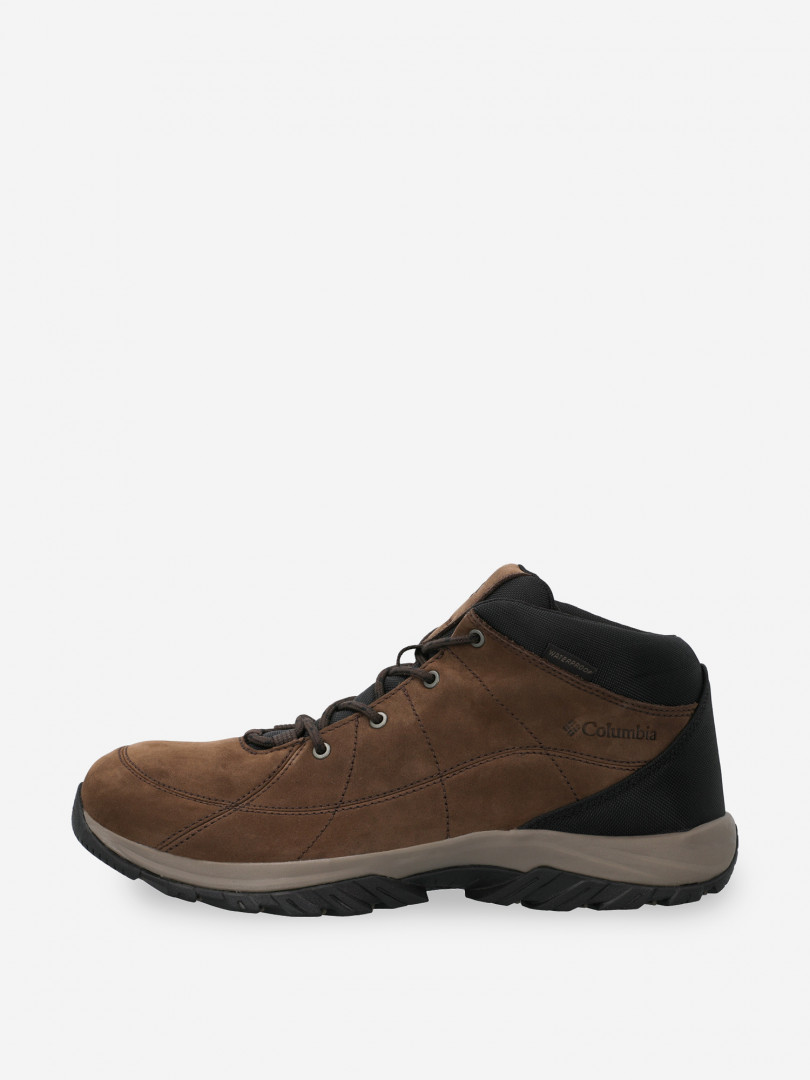 фото Ботинки утепленные мужские columbia crestwood venture mid waterproof, коричневый