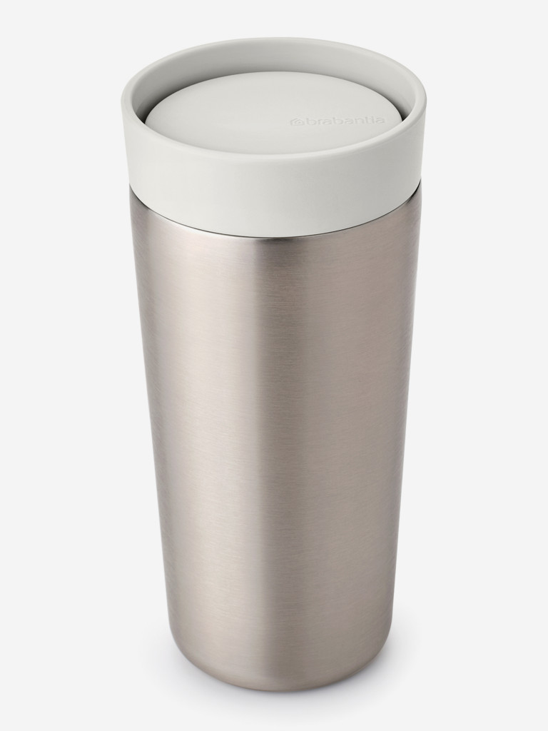 Термокружка Brabantia "Make&Take" 360мл светло-серый 228704
