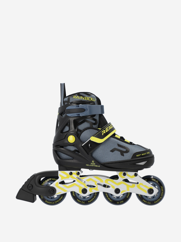 Роликовые коньки детские раздвижные Reaction Rainbow boy