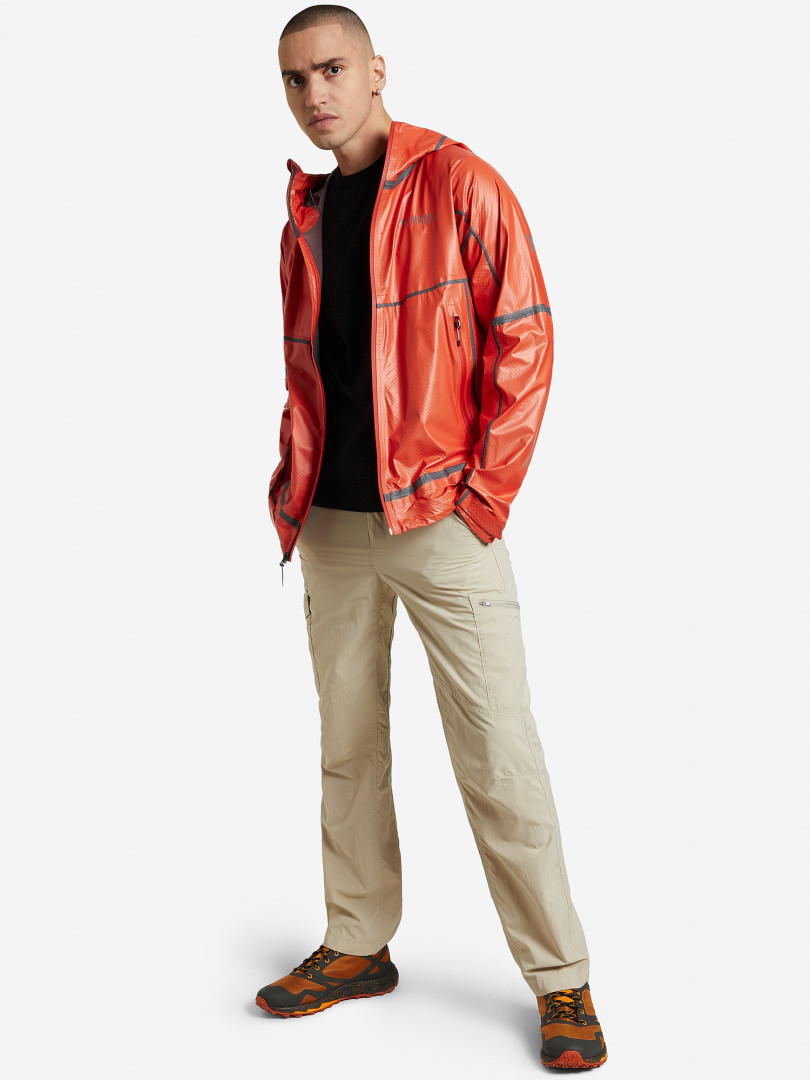 фото Куртка мужская columbia outdry extreme mesh hooded shell, оранжевый