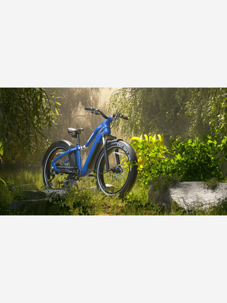 Электровелосипед на толстых шинах OKAI EB50 Ranger, 26"x4", 750W