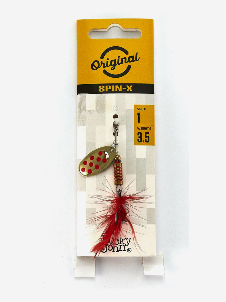Блесна вращающаяся Lucky John SPIN X ROUND 01, вес 3,5 г