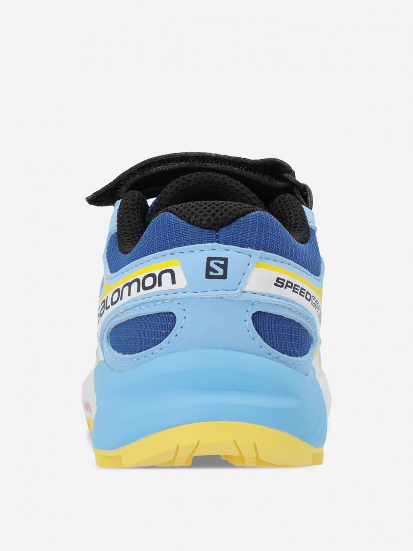 фото Полуботинки детские salomon speedcross bungee k, голубой