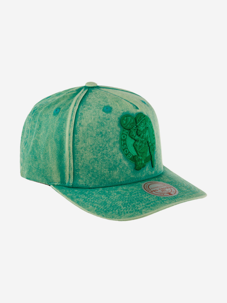 Бейсболка MITCHELL NESS HHSS7677-BCEYYPPPGREN Boston Celtics NBA (зеленый)
