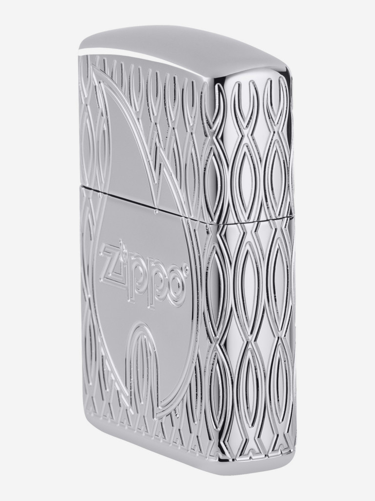 Зажигалка бензиновая ZIPPO 48838 Armor Logo Flame