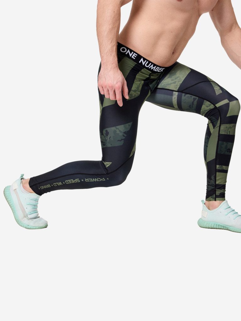 Тайтсы спортивные компрессионные мужские N1Sport