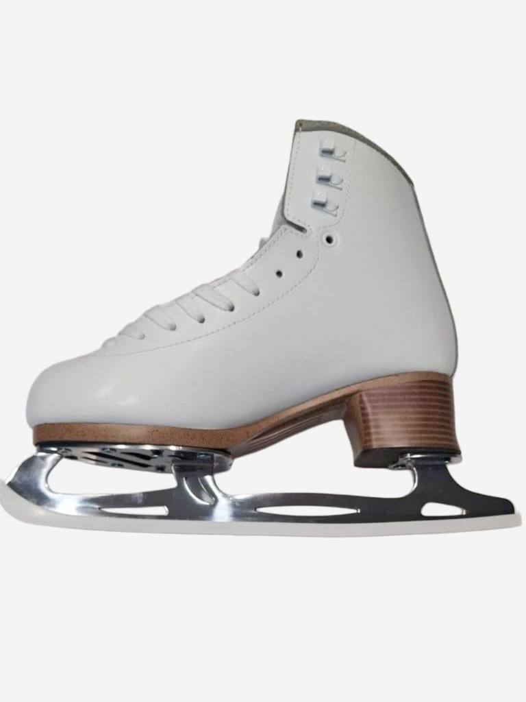 Коньки фигурные ROYAL SKATE RS YG c установленными профессиональными лезвиями RS DIAMONDS PRO LIGHT 7
