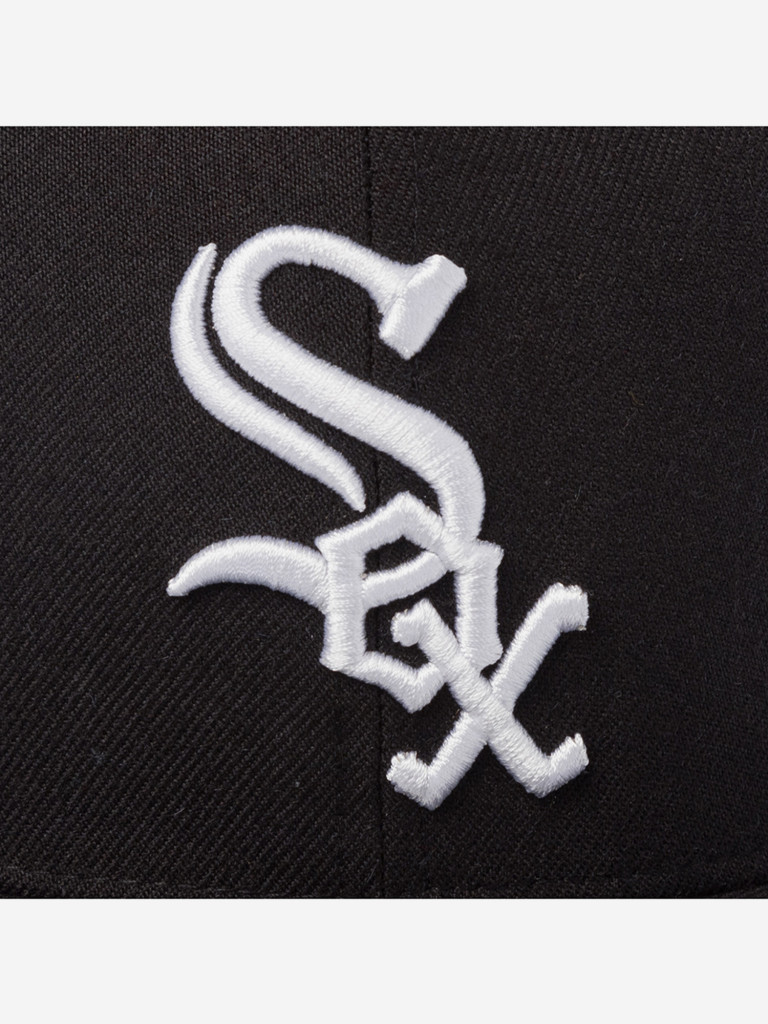 Бейсболка с прямым козырьком 47 BRAND B-SRS06WBP-BKD Chicago White Sox MLB