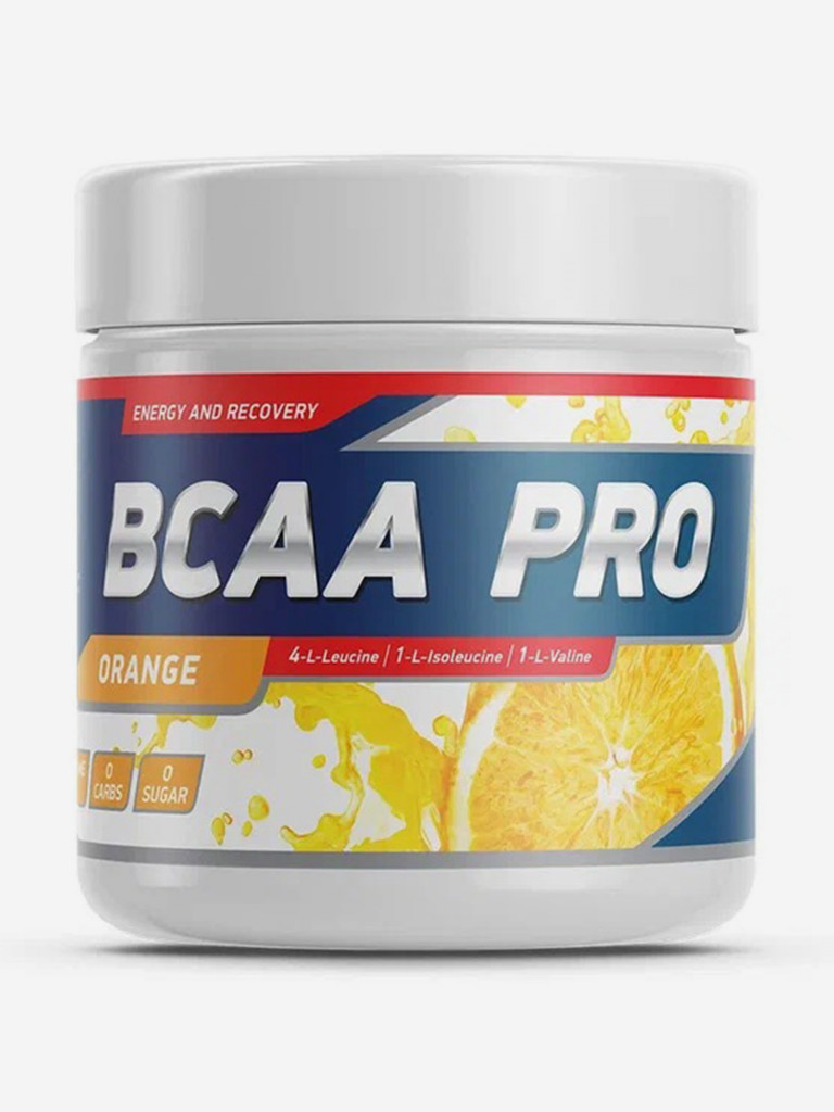 Аминокислоты BCAA PRO 250 g Апельсин Geneticlab Nutrition
