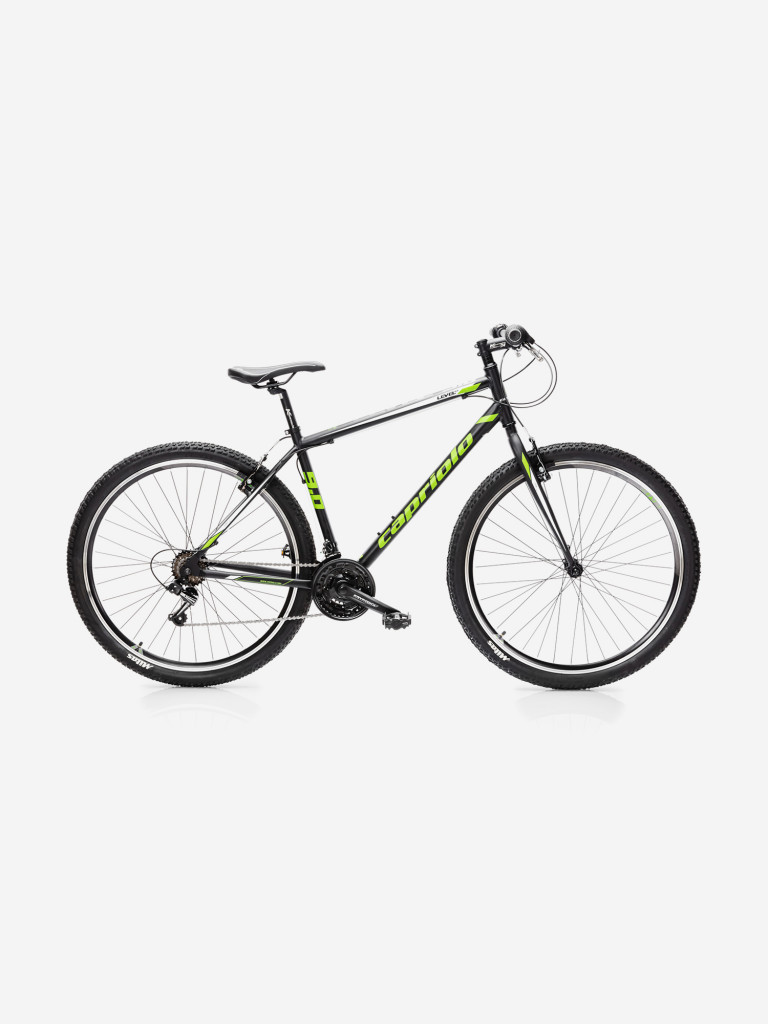 Велосипед CAPRIOLO MTB LEVEL 9.0 (3 X 6), рама алюминий 19'', колёса 29'' (чёрный - зелёный)
