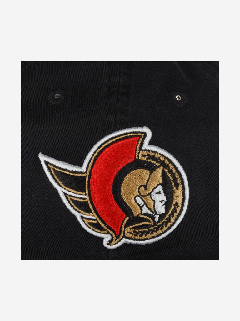 Бейсболка AMERICAN NEEDLE 40742B-OTS Ottawa Senators Blue Line NHL (черный)