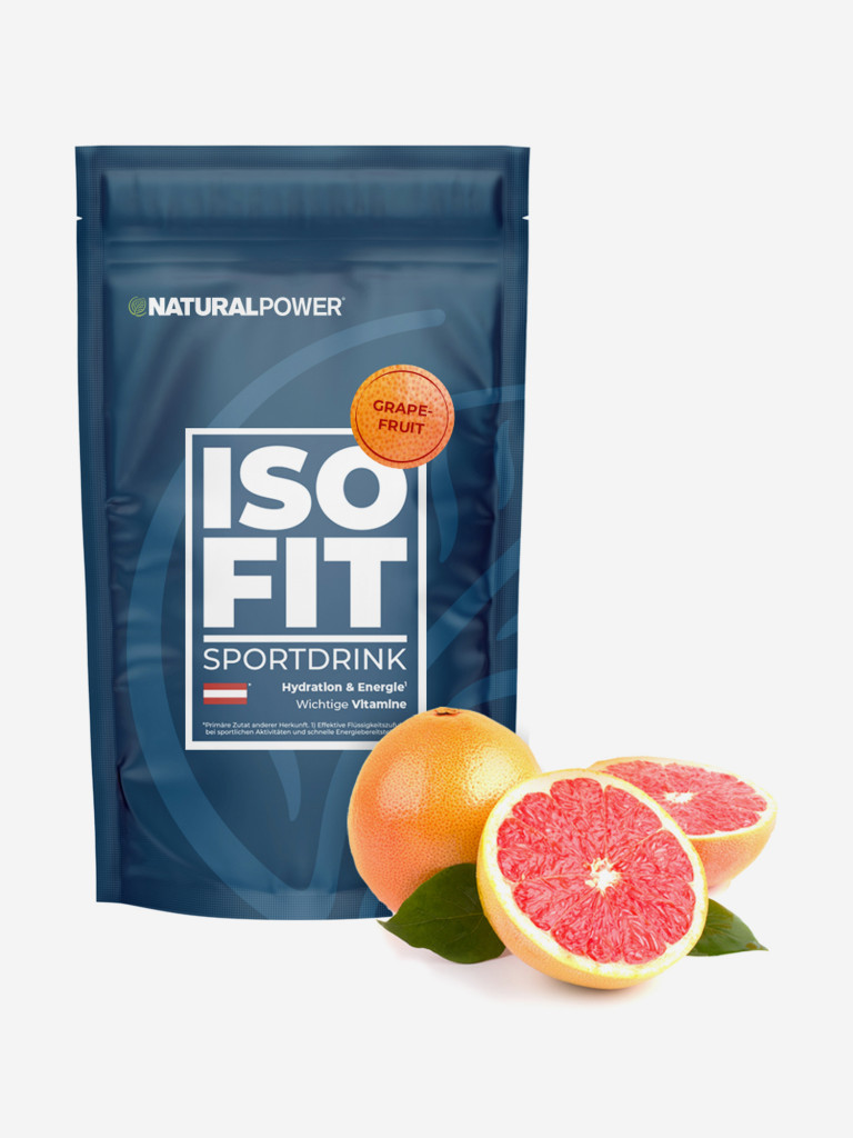 Изотоник Natural Power ISO FIT 400 гр Грейпфрут, Австрия
