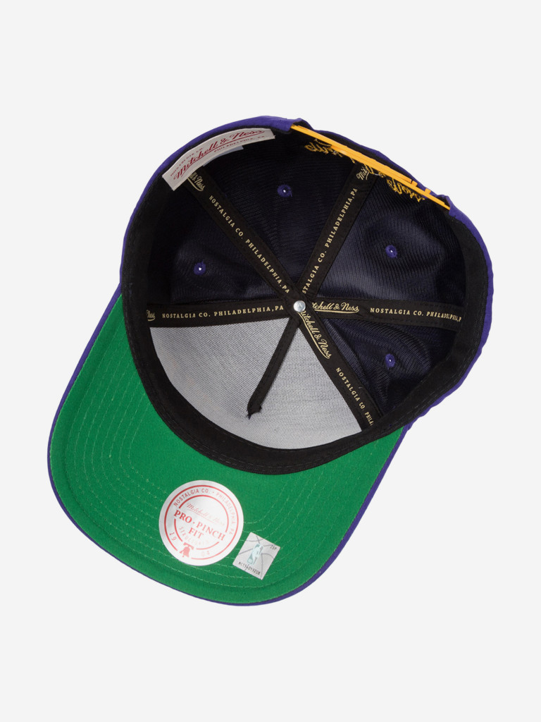 Бейсболка MITCHELL NESS HP9771-LALPURP Los Angeles Lakers NBA (фиолетовый)