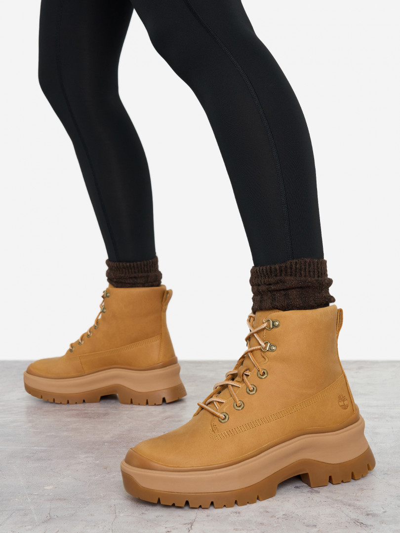 фото Ботинки женские timberland roxie lane, бежевый