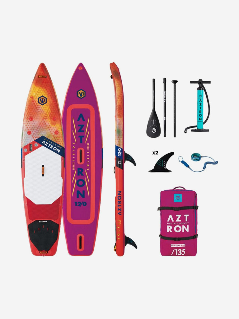 SUP-доска Aztron SOLEIL Xtreme 12'0", надувная, универсальная, двухслойная, 366х81х15 см, до 150 кг