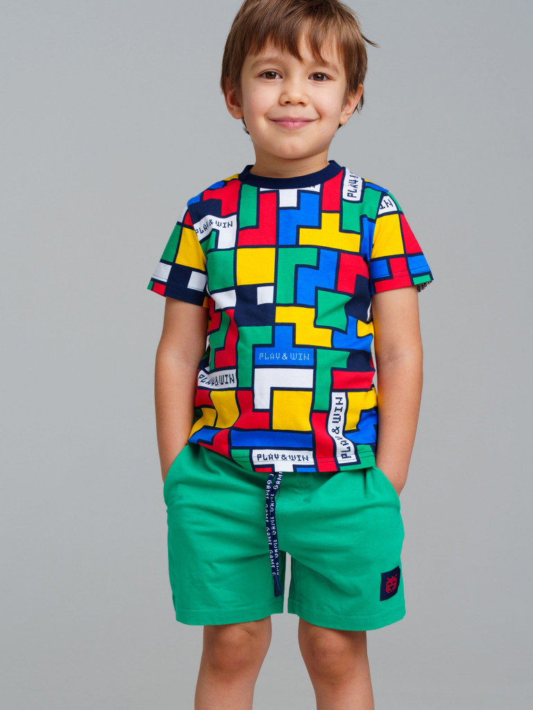Комплект Playtoday для мальчика: футболка, шорты
