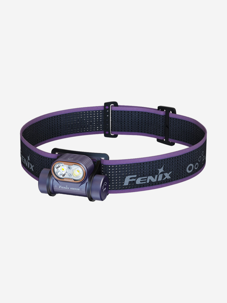 Фонарь Fenix налобный HM55R пурпурный 1200 люмен