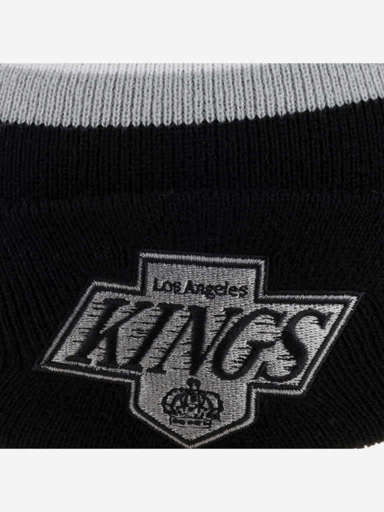 Шапка с помпоном MITCHELL NESS KTPCLD21212-LAKBLCK Los Angeles Kings NHL (черный)