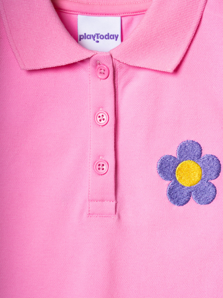 Футболка-поло для девочки PlayToday