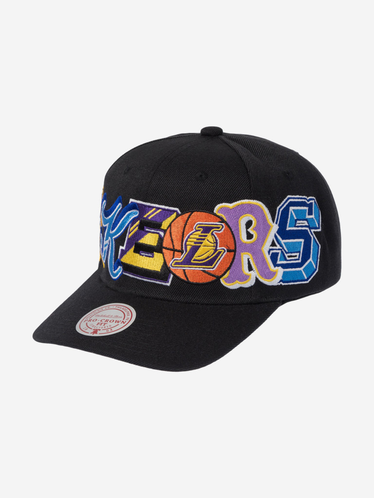 Бейсболка MITCHELL NESS HP10412-LALBLCK Los Angeles Lakers NBA (черный)