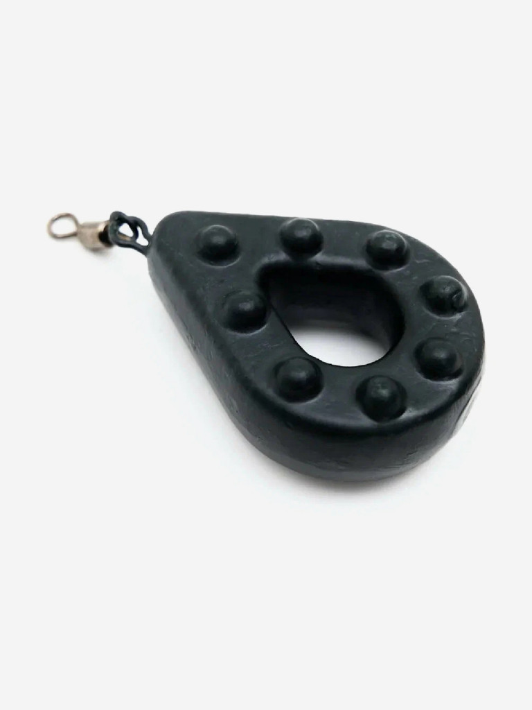 Грузило рыболовное с кольцом и вертлюгом Salmo Grippa Swivel 40г