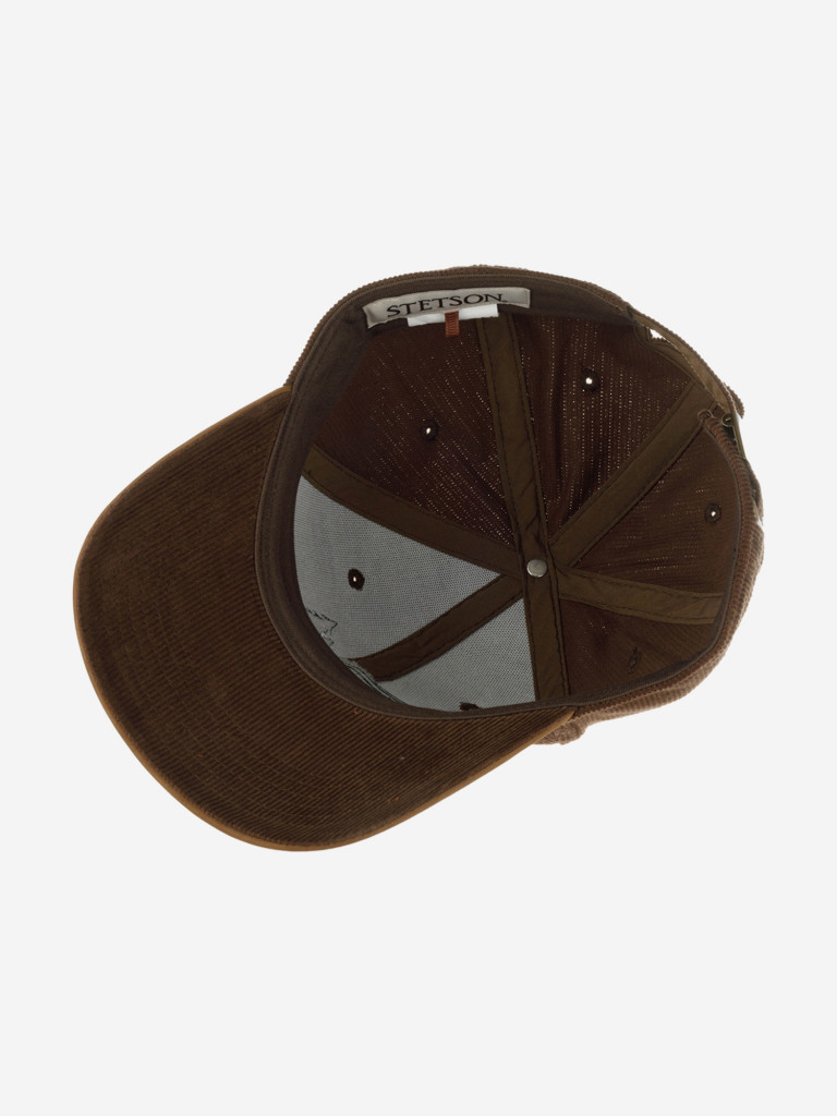 Бейсболка STETSON 7721173 BASEBALL CAP WOODS (коричневый)