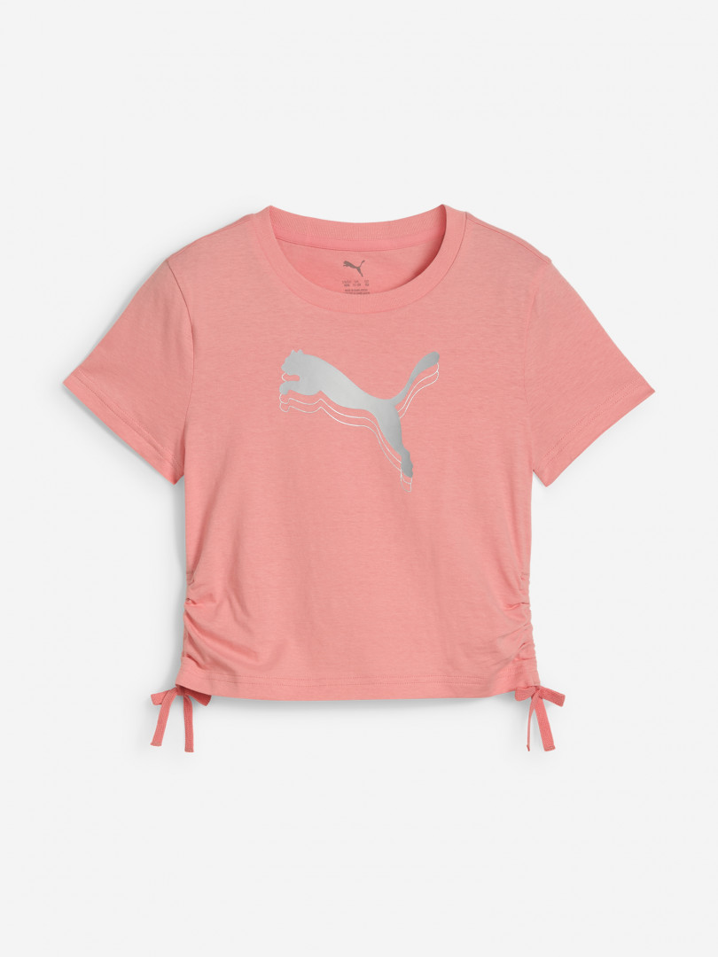 Футболка для девочек PUMA Metallic Knotted Розовый 2499₽
