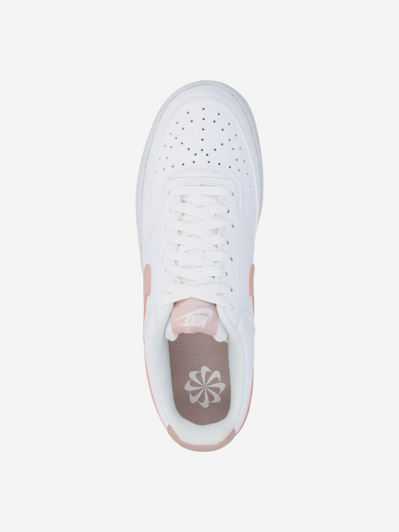 фото Кеды женские nike court vision low next nature, белый