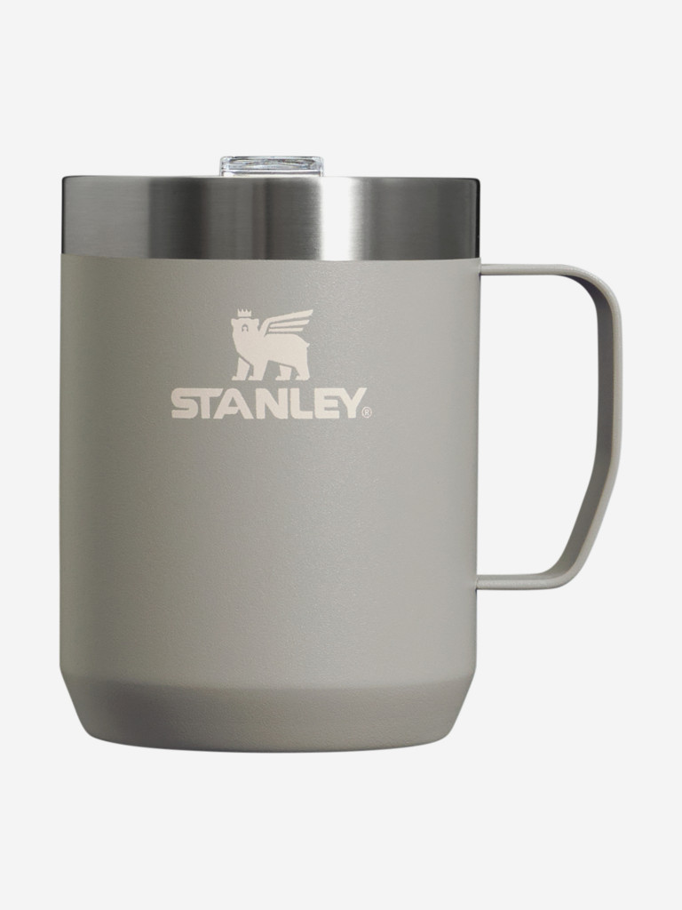 Термокружка Stanley Classic, 230 мл, серая, с ручкой и крышкой