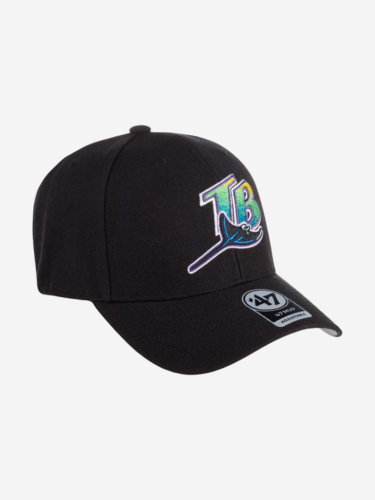 Бейсболка 47 BRAND BCPTN-MVP30WBV Tampa Bay Rays MLB (серый)