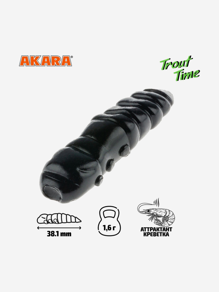 Силиконовая приманка Akara Trout Time TERMITE 1,5 Shrimp 422 (20 шт.)