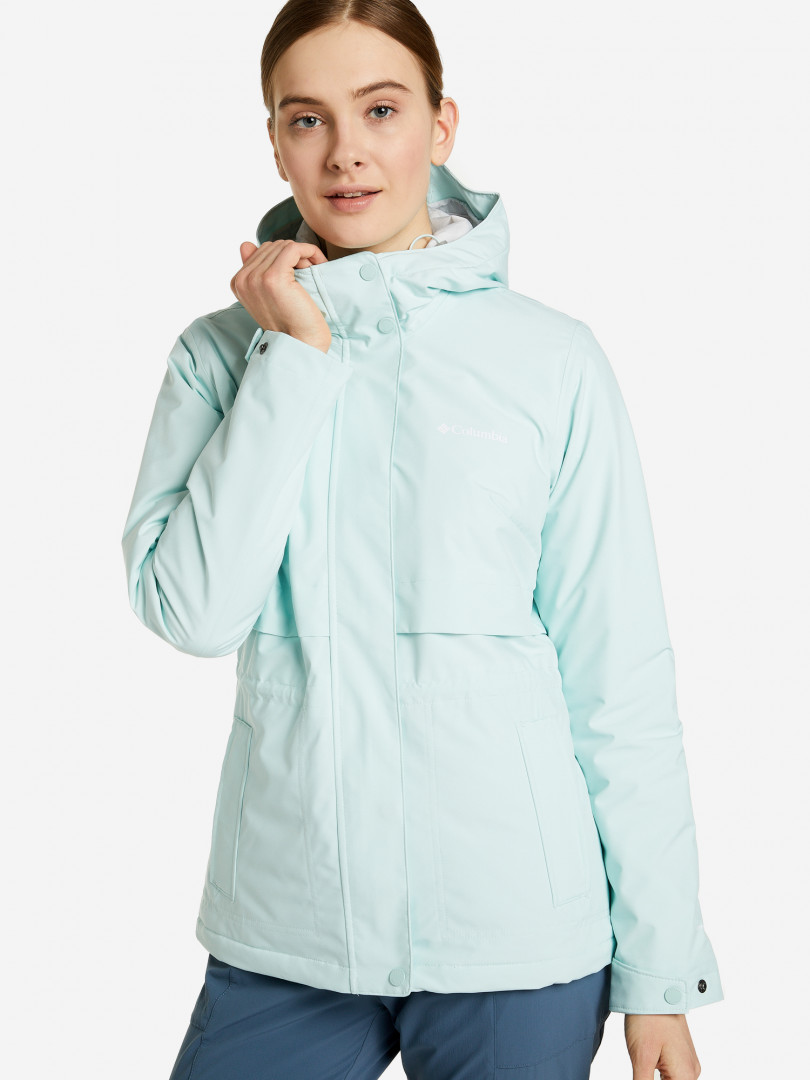 фото Куртка женская columbia lighthouse loop insulated jacket, голубой