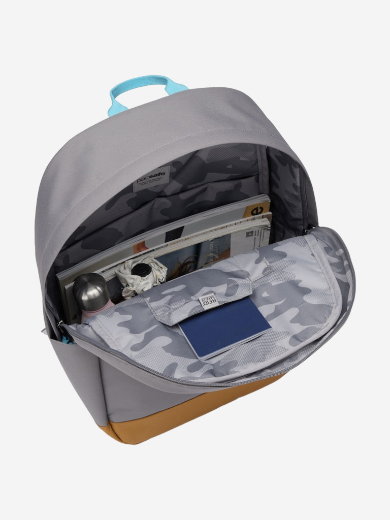 Рюкзак антивор Pacsafe GO 25, серый, 25 л.
