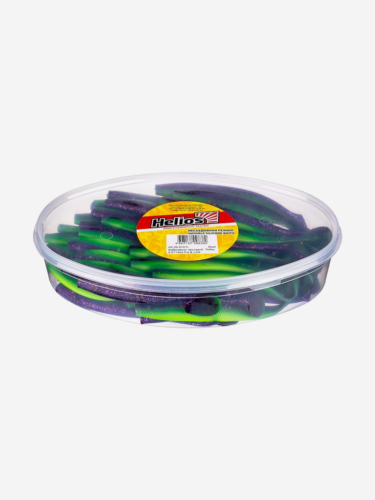Мягкая приманка Helios Trofey, 5,5'' / 14 см, Fio & Lime, 50 шт (HS-25-014-N)