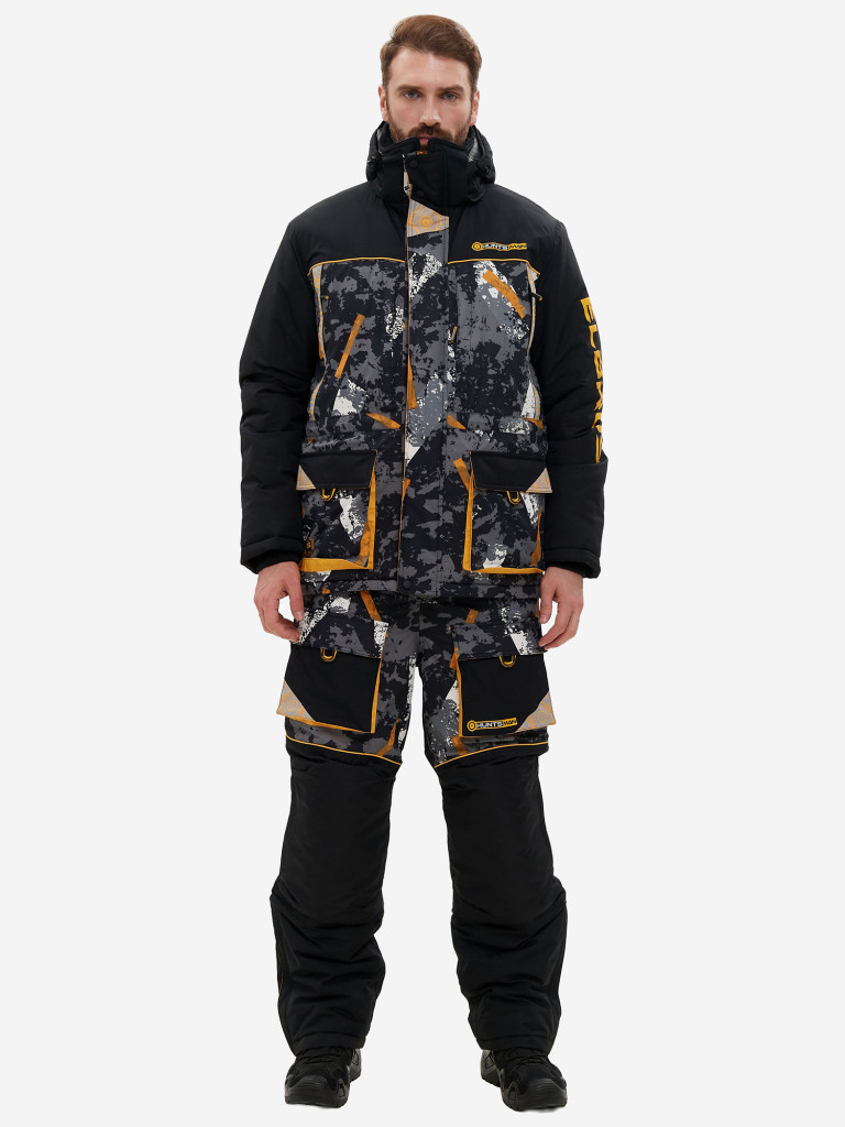 Костюм мужской Huntsman Elbrus, зимний из мембранной ткани, для охоты и рыбалки