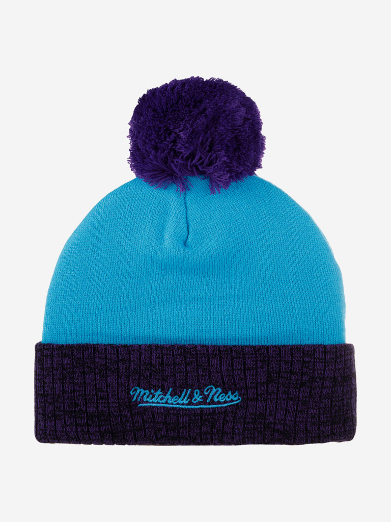 Шапка с помпоном MITCHELL NESS HPCK1052-UJAYYPPPTEAL Utah Jazz NBA