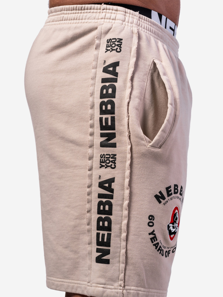 Шорты спортивные NEBBIA Washed Sweat Shorts LEGEND 786