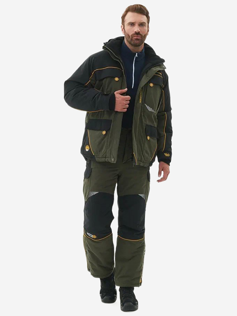 Костюм тактический мужской зимний мембранный на флисе Huntsman Канада V-2, ткань Исландия